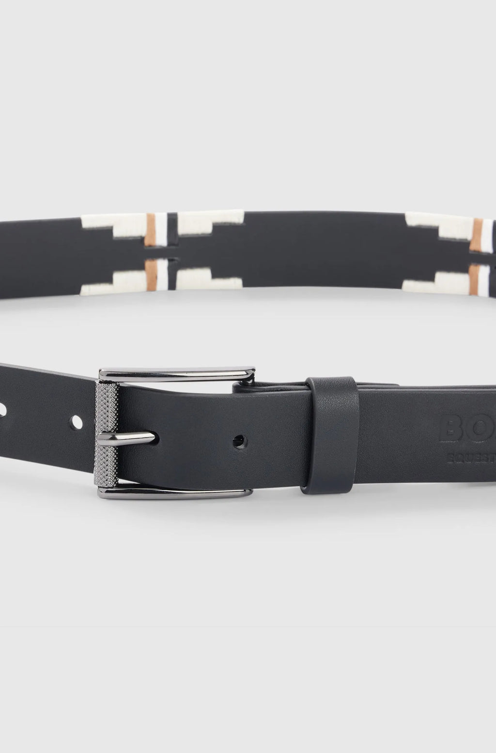 POLO BELT SIGNATURE BLACK - BLACK