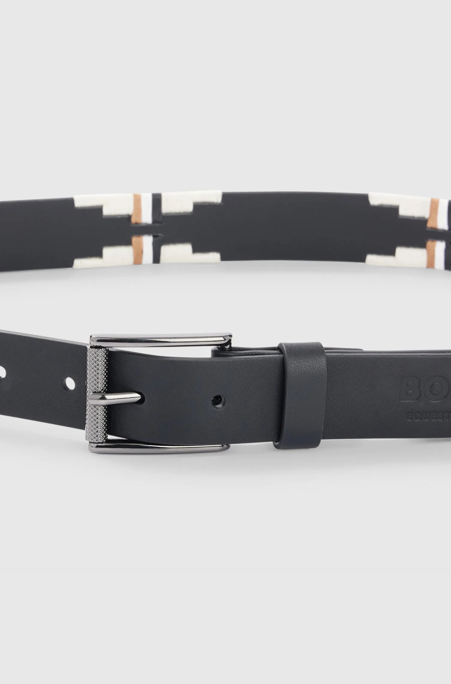 POLO BELT SIGNATURE BLACK - BLACK