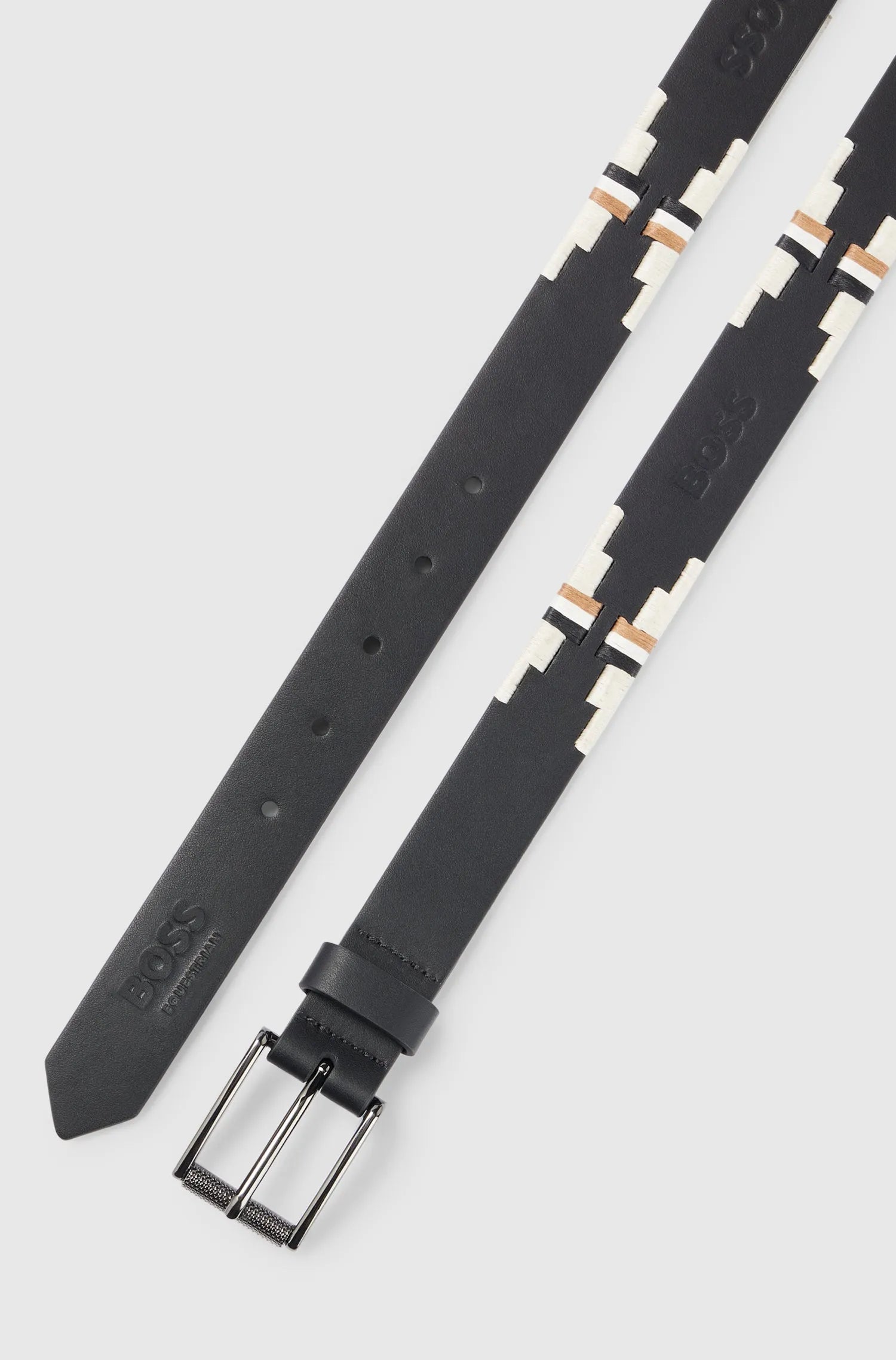 POLO BELT SIGNATURE BLACK - BLACK