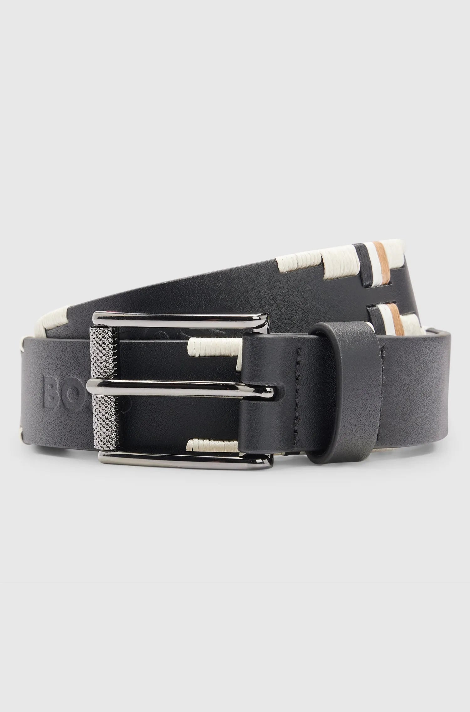 POLO BELT SIGNATURE BLACK - BLACK