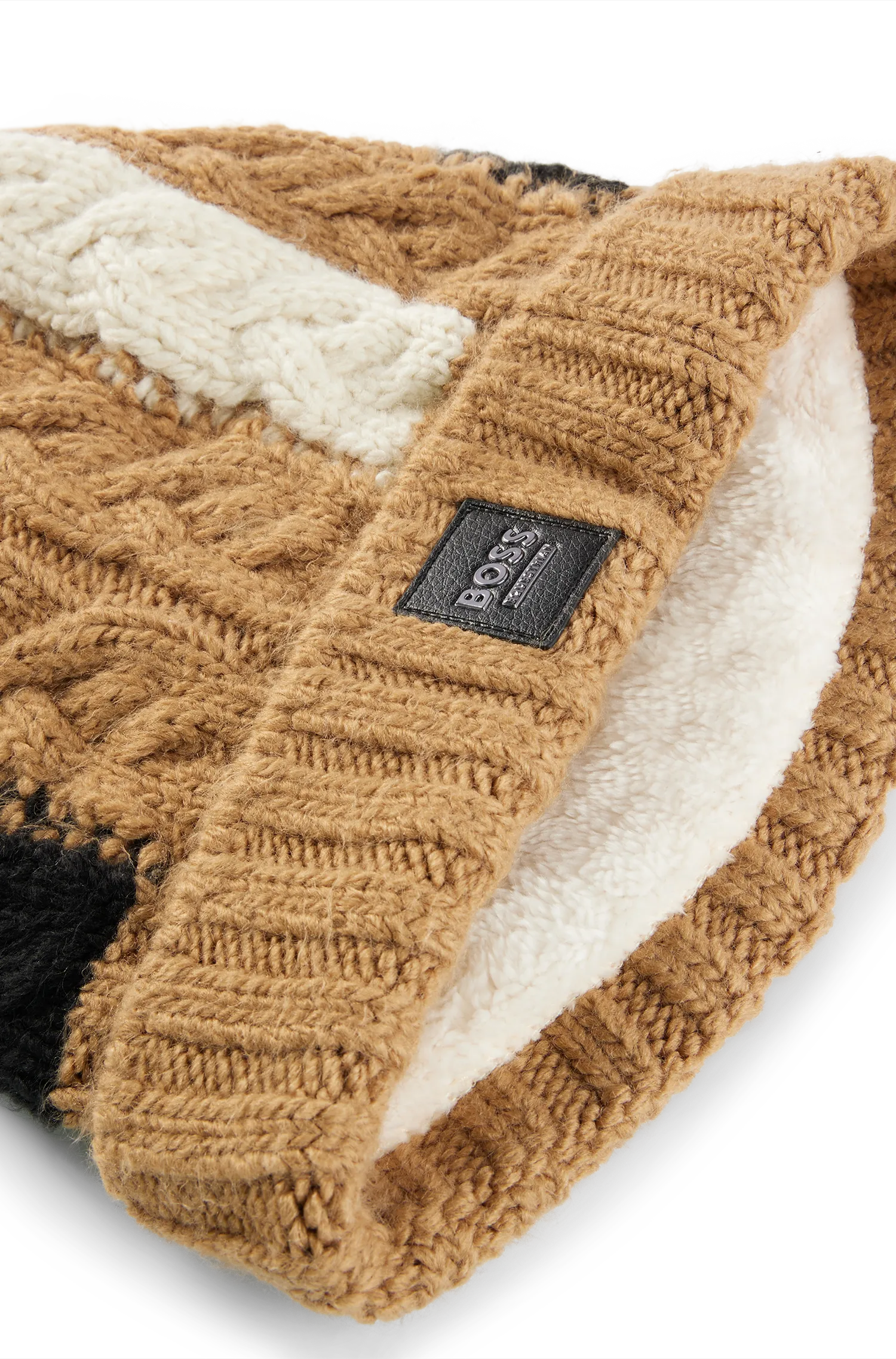 BEANIE BOBBLE SIGNATURE COLOUR BLOCK