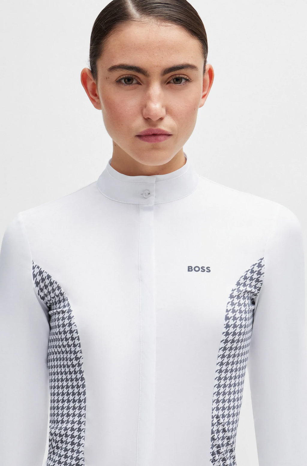 Emma Show Blouse Houndstooth