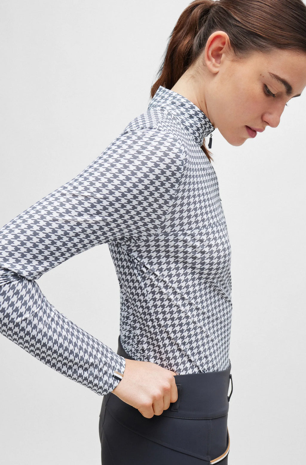 Rachel Training Shirt Houndstooth
