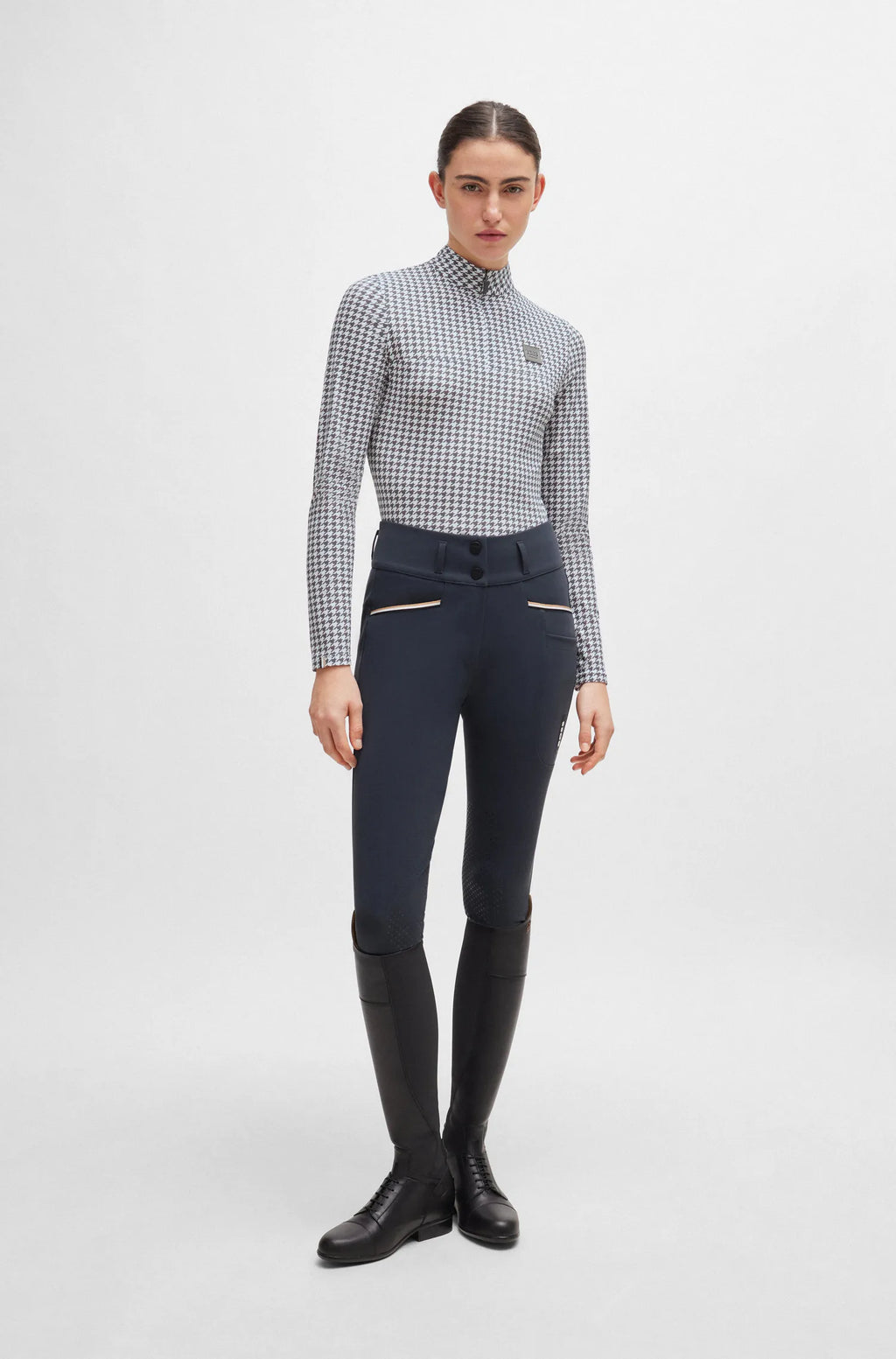 Rachel Training Shirt Houndstooth
