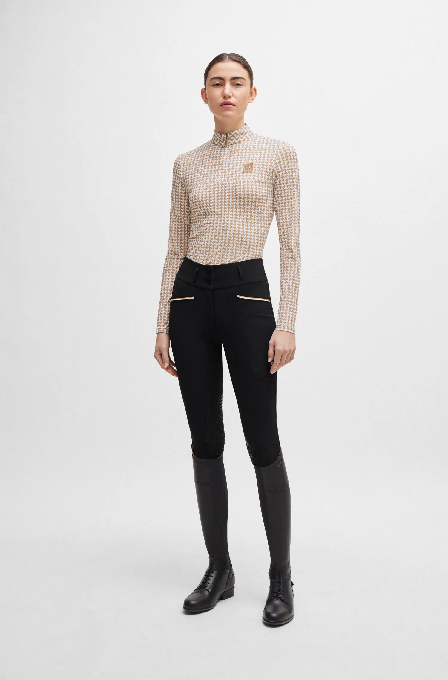 Rachel Training Shirt Houndstooth
