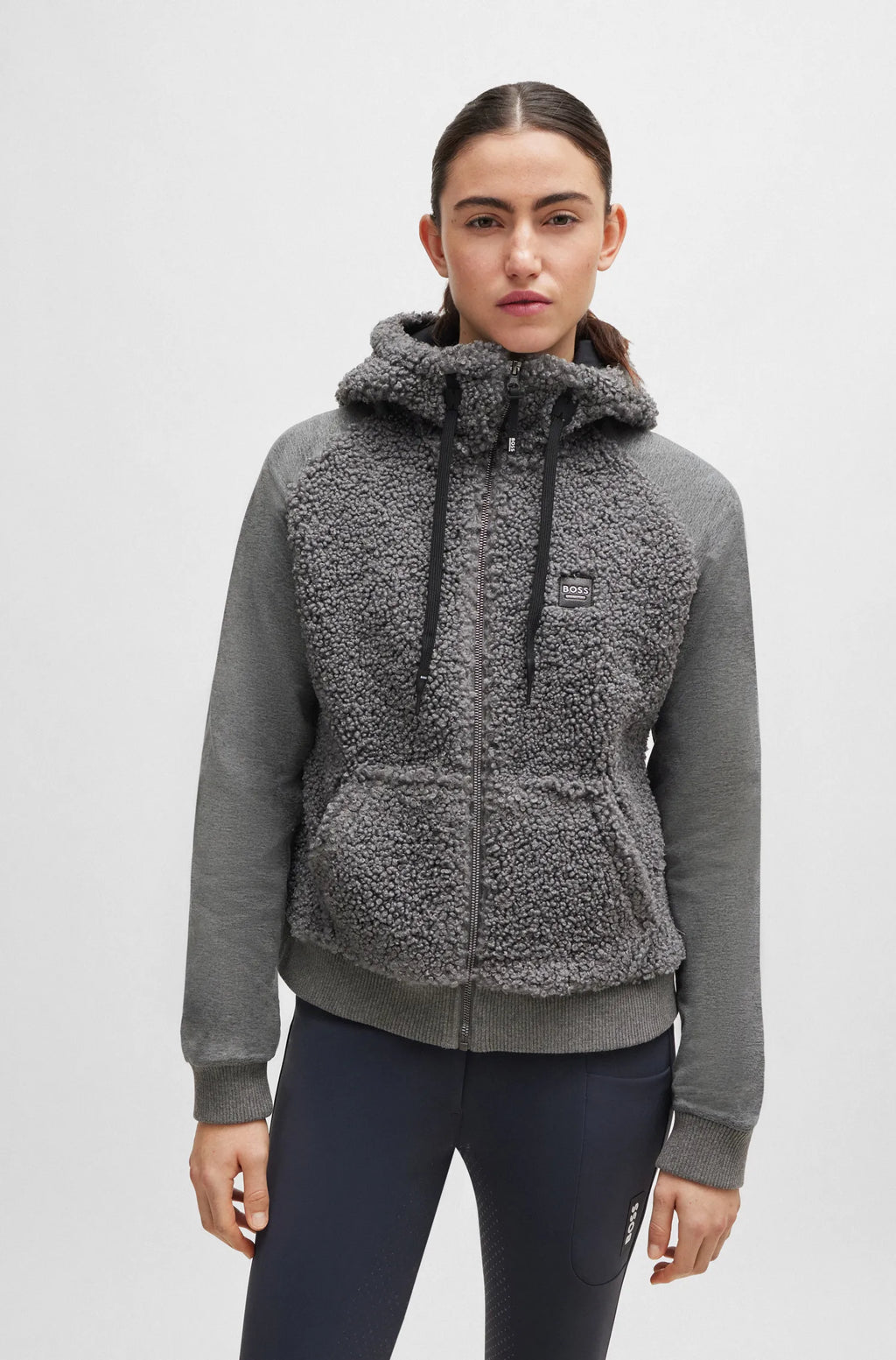 Riva Teddy Hybrid Zip Hoodie