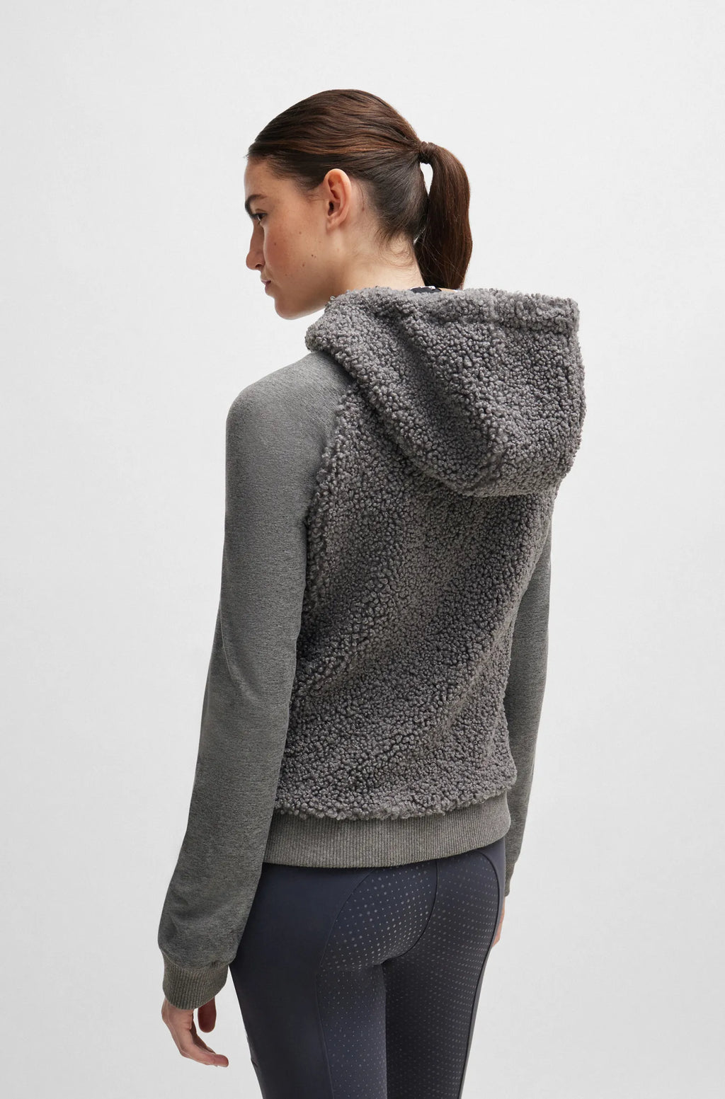 Riva Teddy Hybrid Zip Hoodie