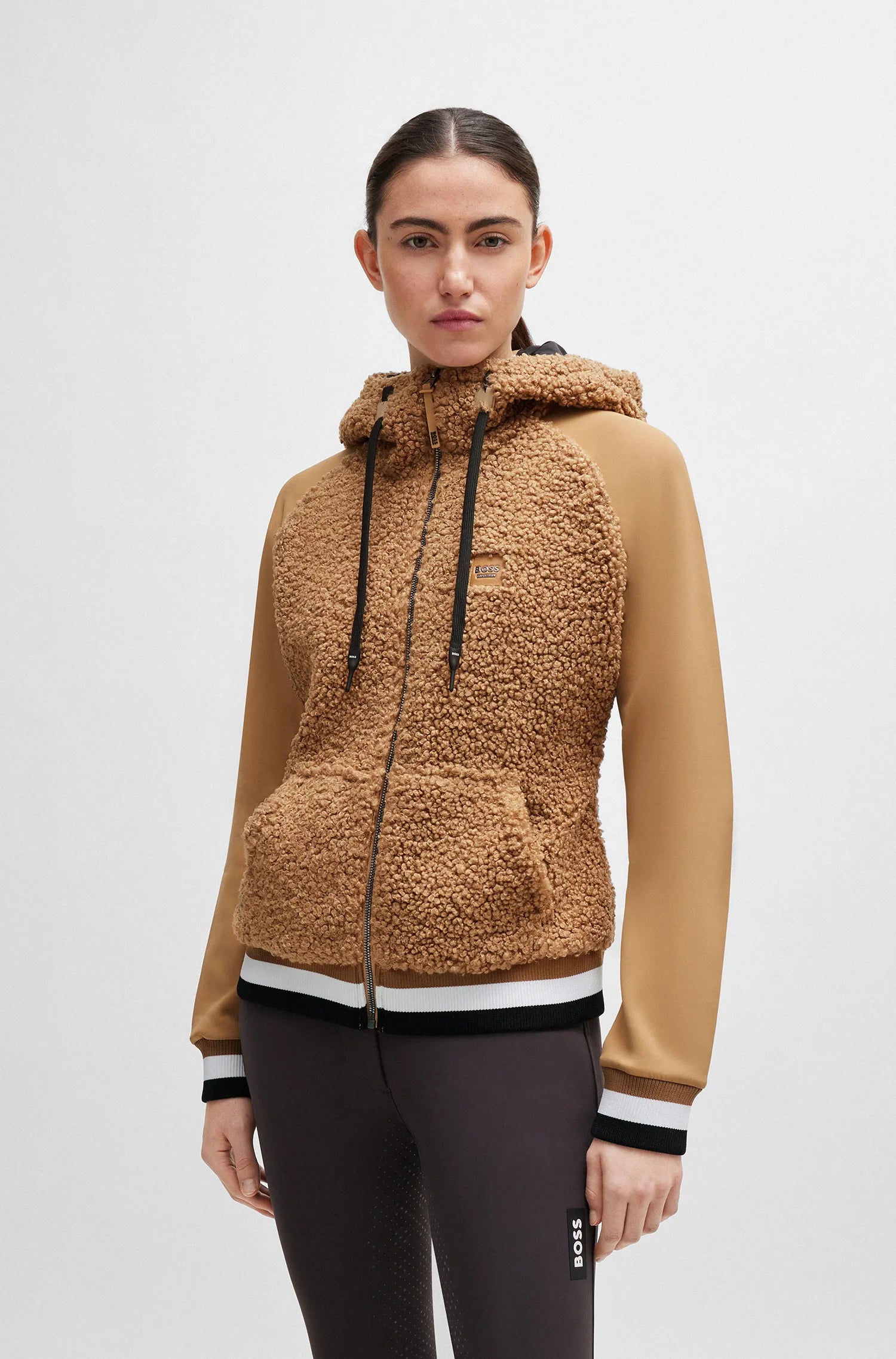 Riva Teddy Hybrid Zip Hoodie