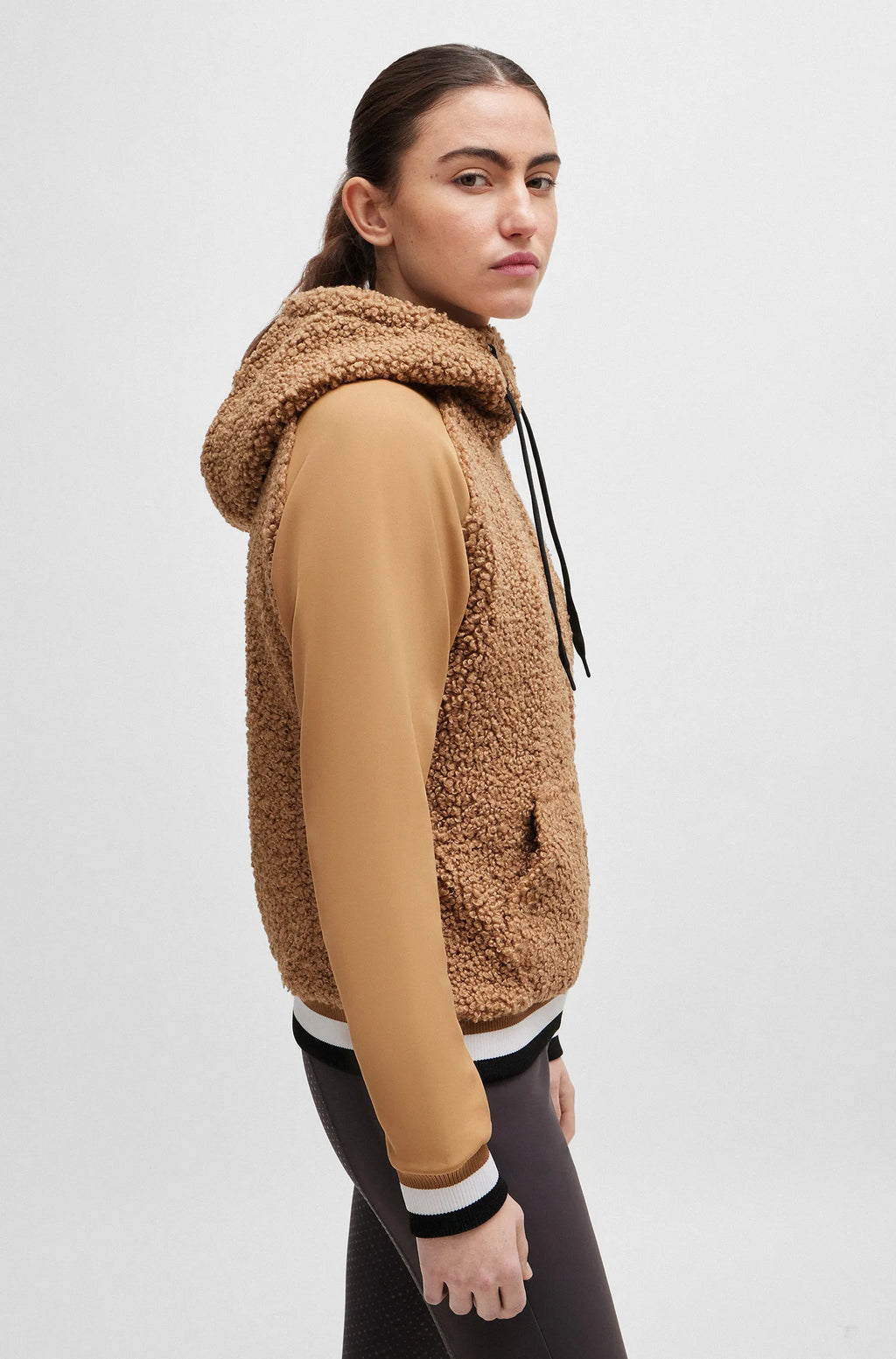 Riva Teddy Hybrid Zip Hoodie
