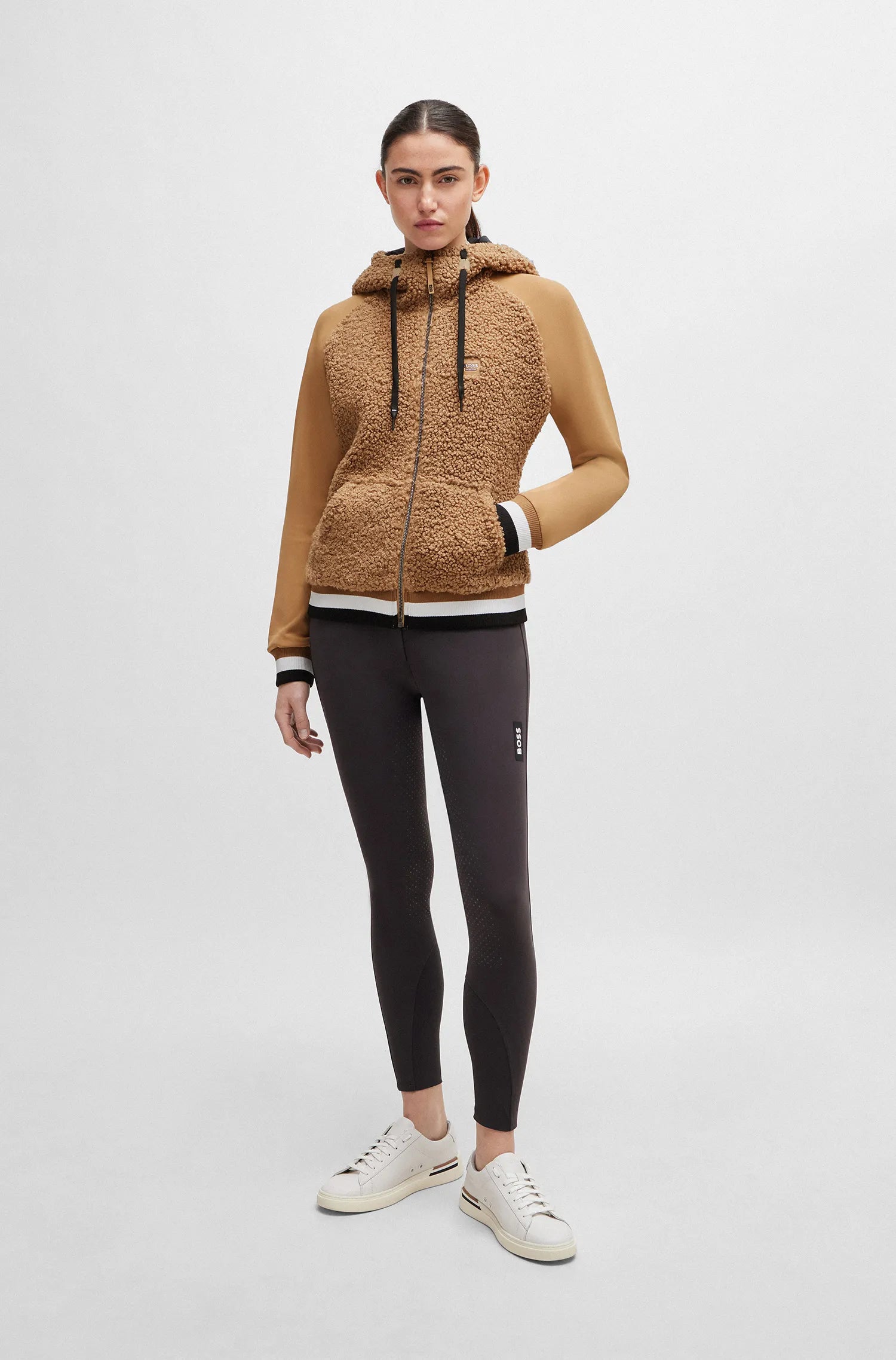 Riva Teddy Hybrid Zip Hoodie