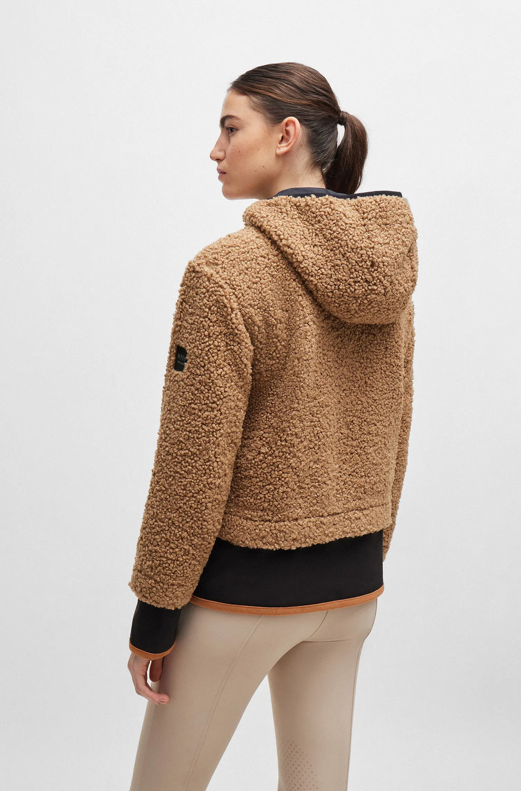 Lucy Hybrid Teddy Puffer Jacket