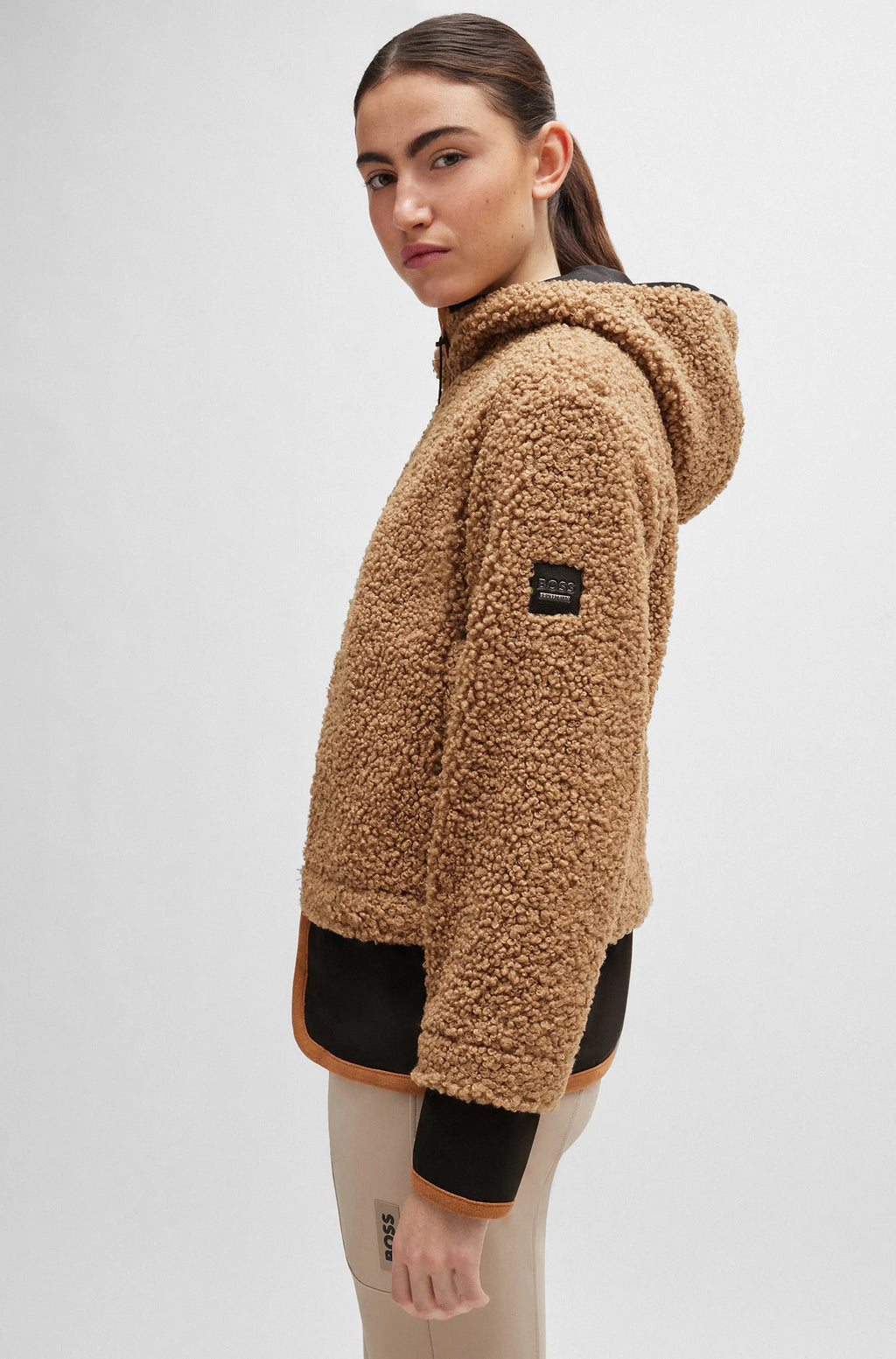 Lucy Hybrid Teddy Puffer Jacket
