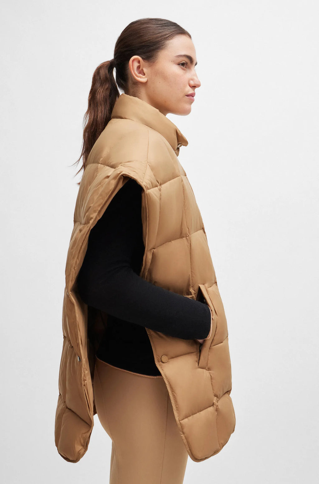 Demi Down Cape