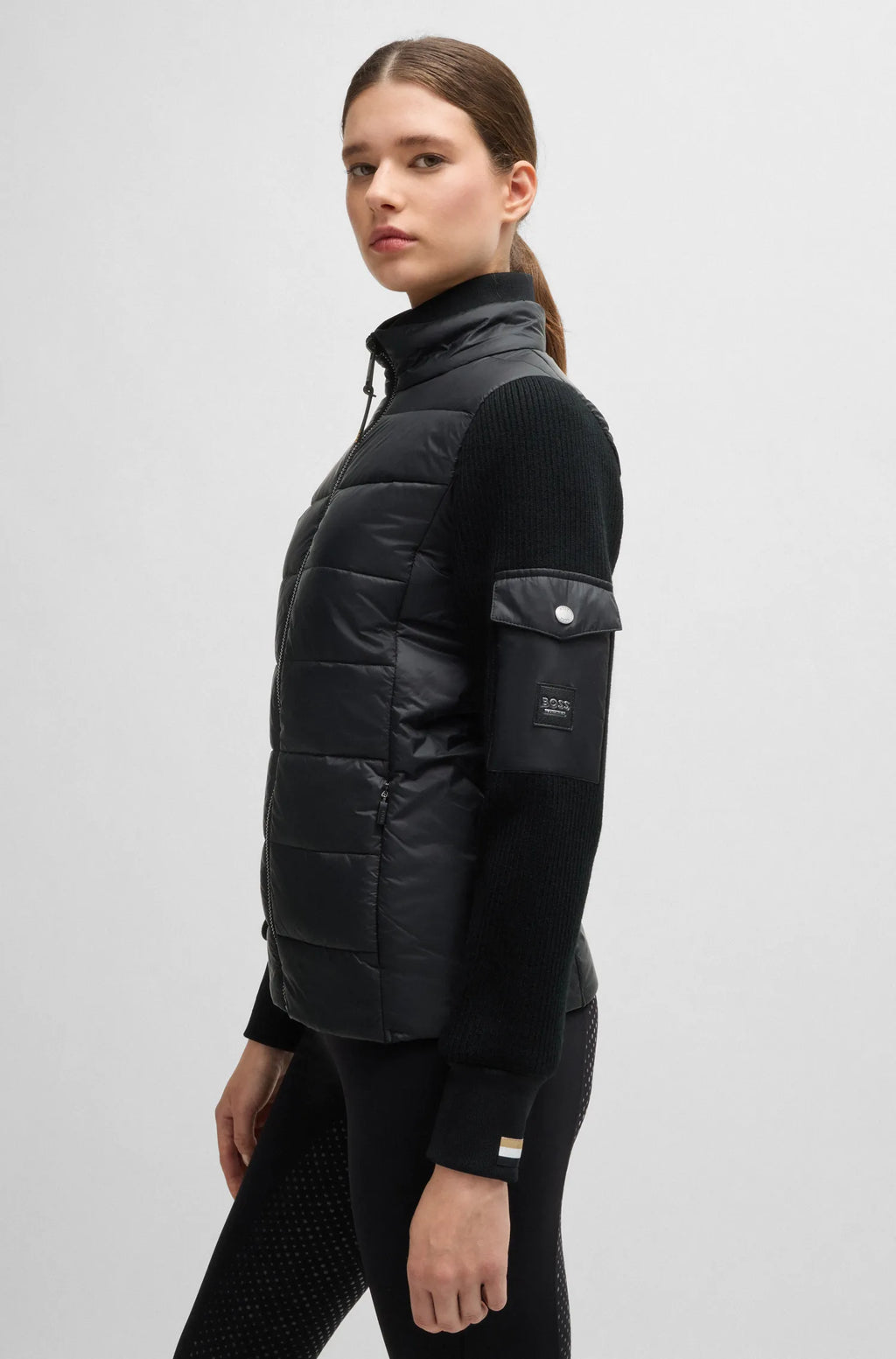 Yara Light Puffer Knitwear Jacket