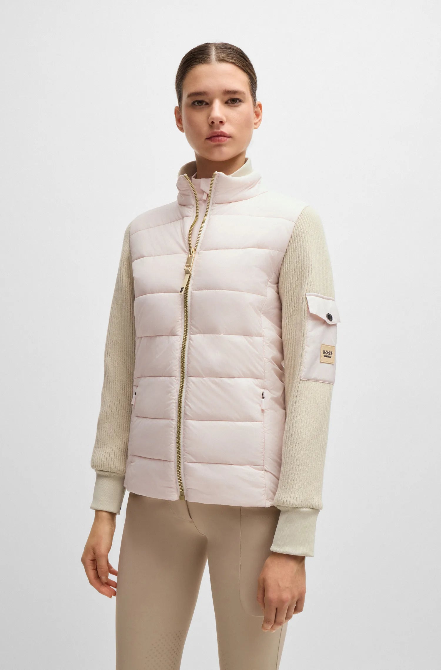 Yara Light Puffer Knitwear Jacket