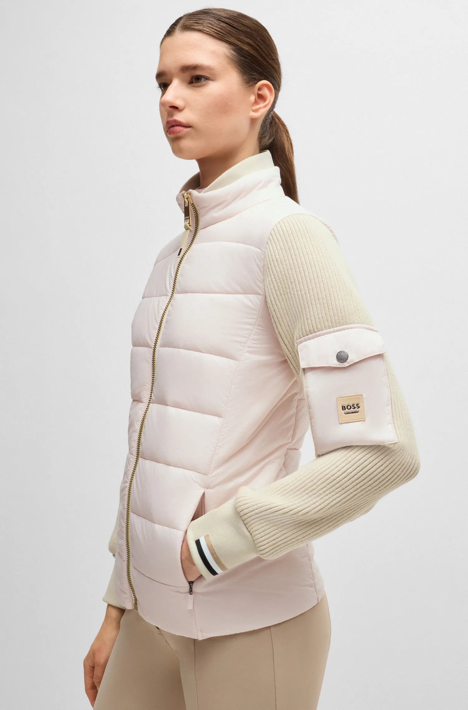 Yara Light Puffer Knitwear Jacket