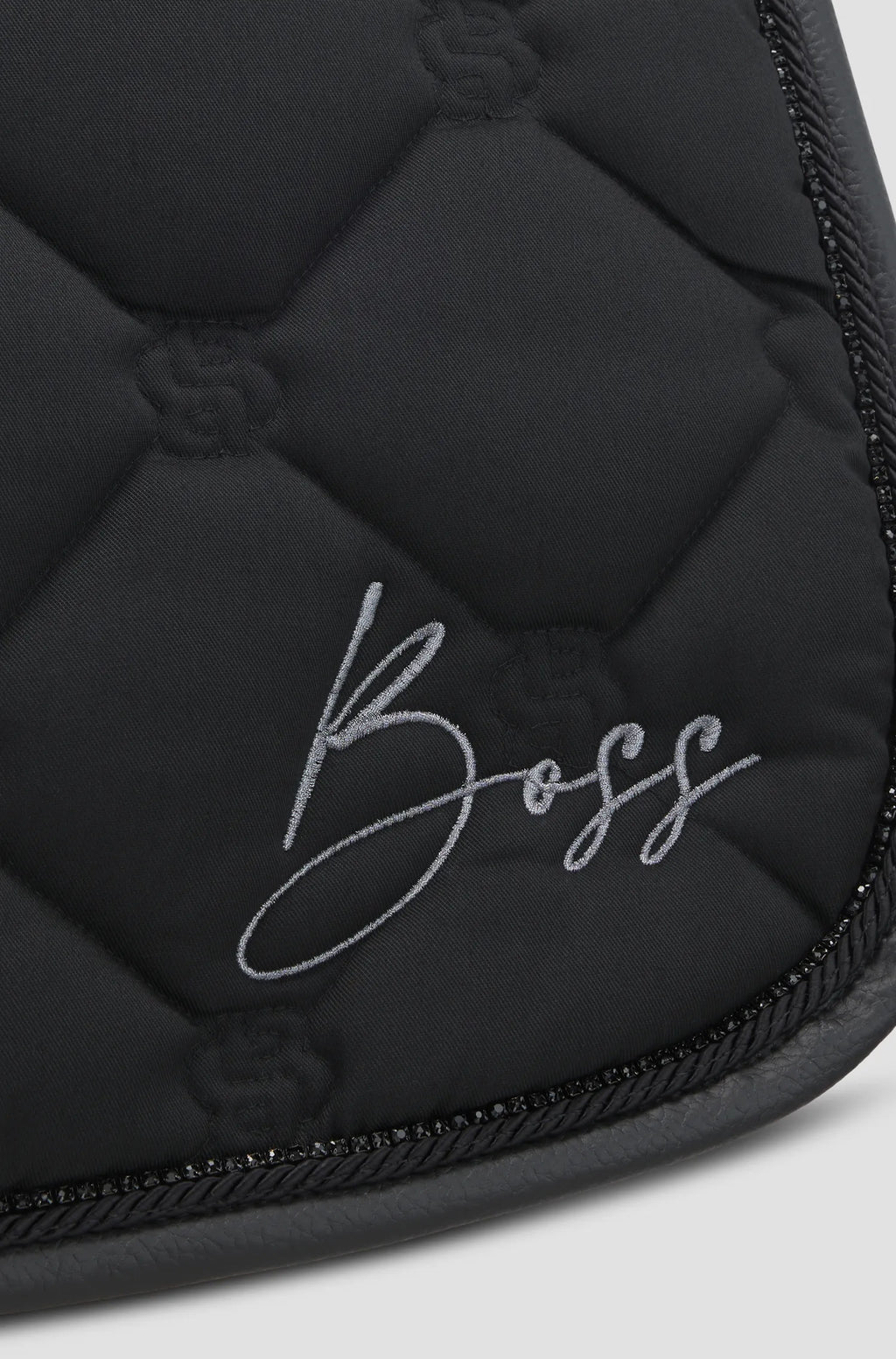 Saddle Pad Jump Glitter Black