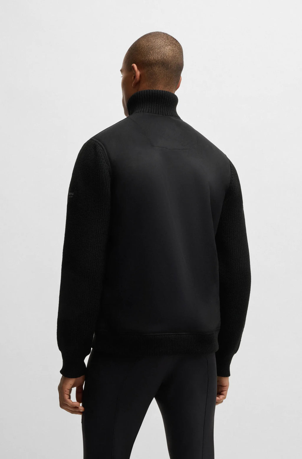 Taylor Alcantara Bomber Jacket