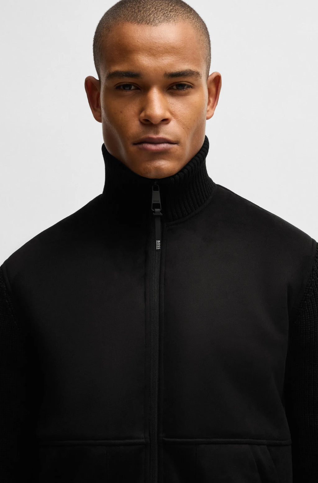 Taylor Alcantara Bomber Jacket