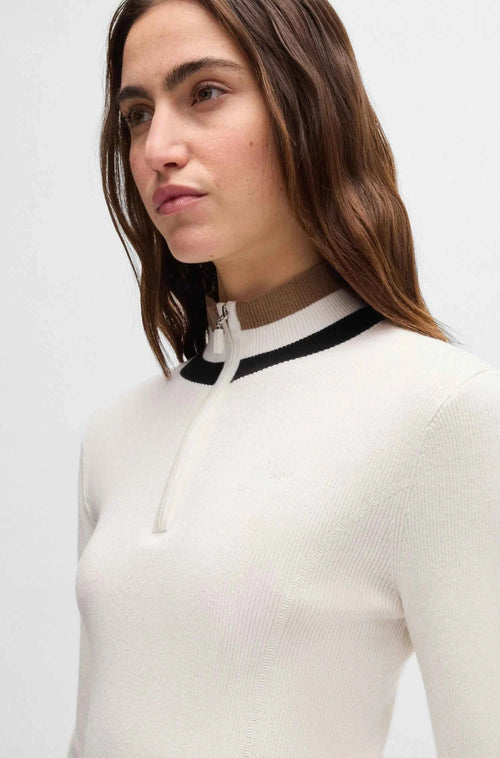 Soft Creme | Abigal Knitwear Jumper Signature, Vorderansicht