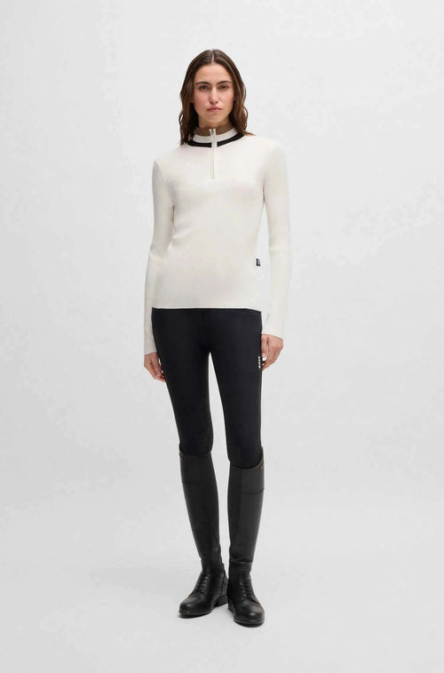 Soft Creme | Abigal Knitwear Jumper Signature, Rückansicht