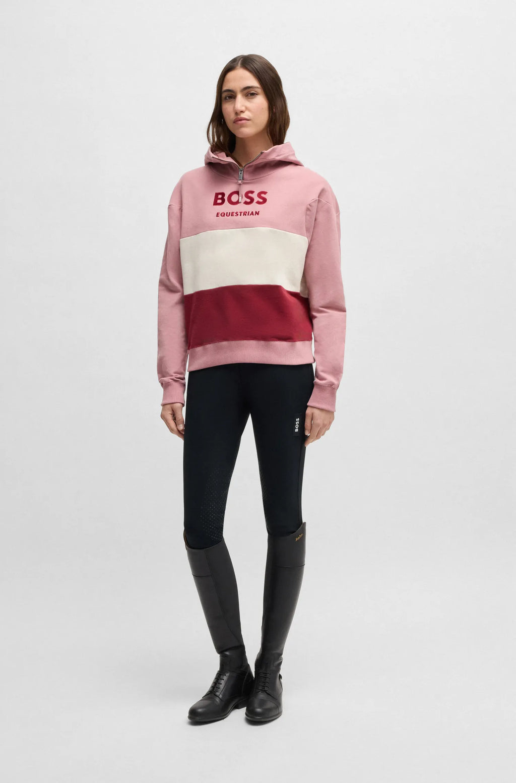 Hazel Knee Grip Breeches Glitter Logo