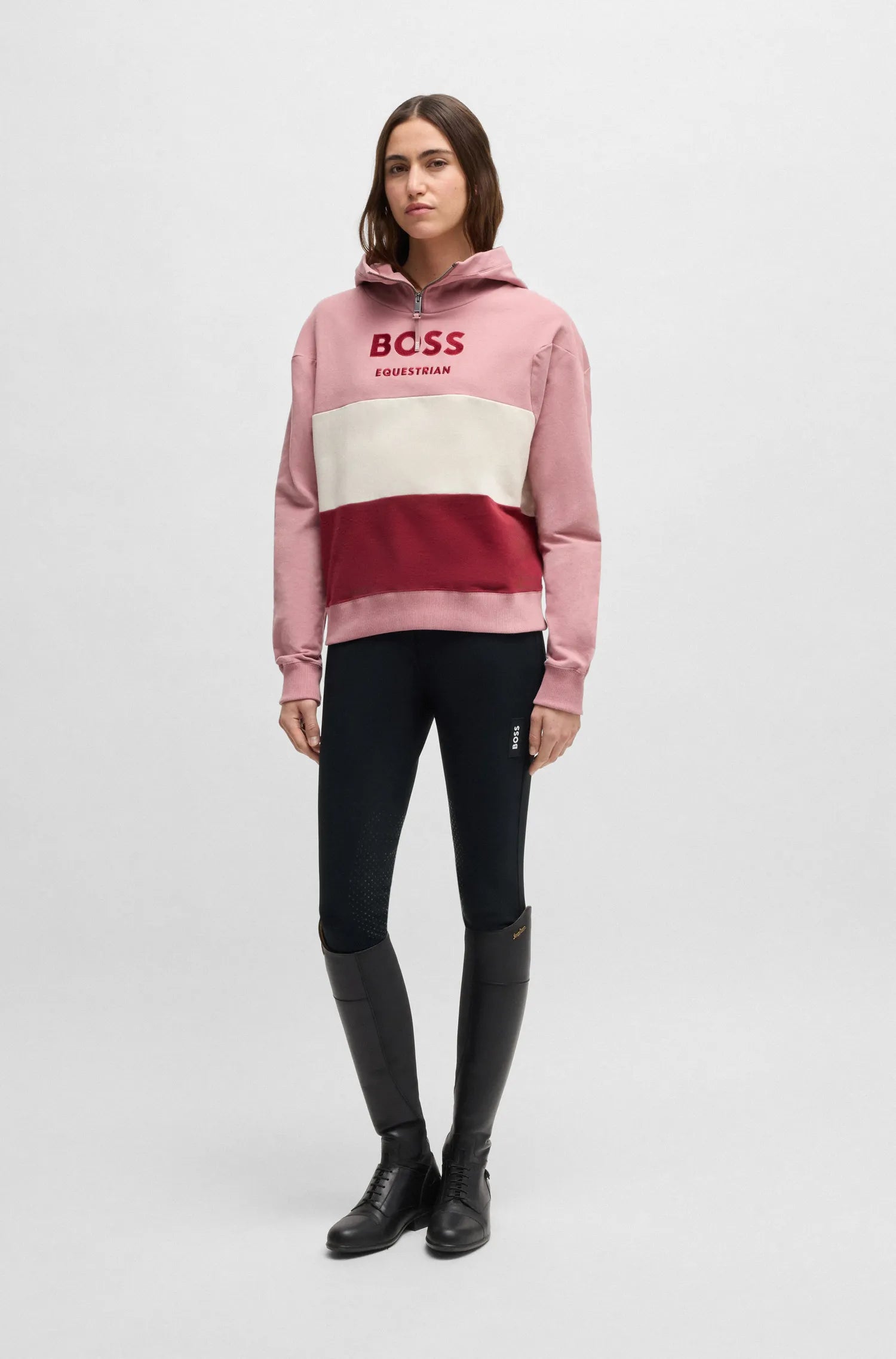 Hazel Knee Grip Breeches Glitter Logo