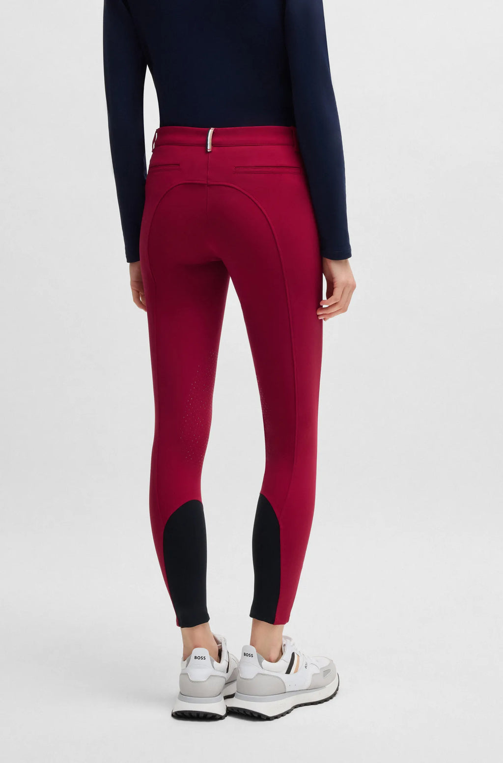 Hazel Knee Grip Breeches Glitter Logo