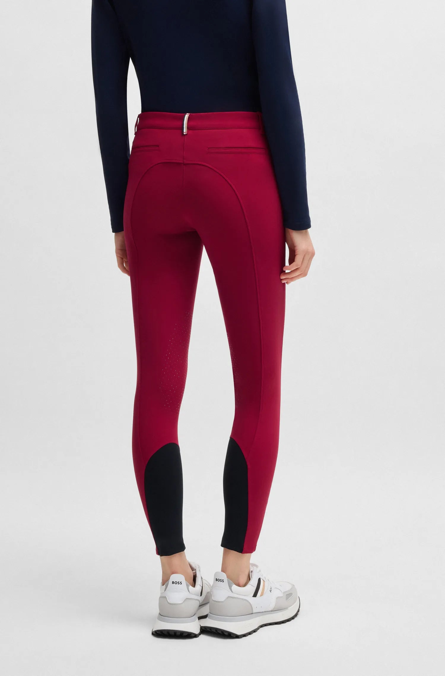 Hazel Knee Grip Breeches Glitter Logo