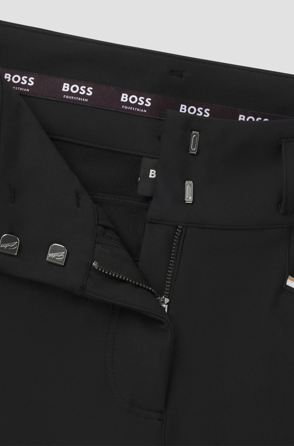 Hailey High Waist Full Grip Breeches Glitter Logo