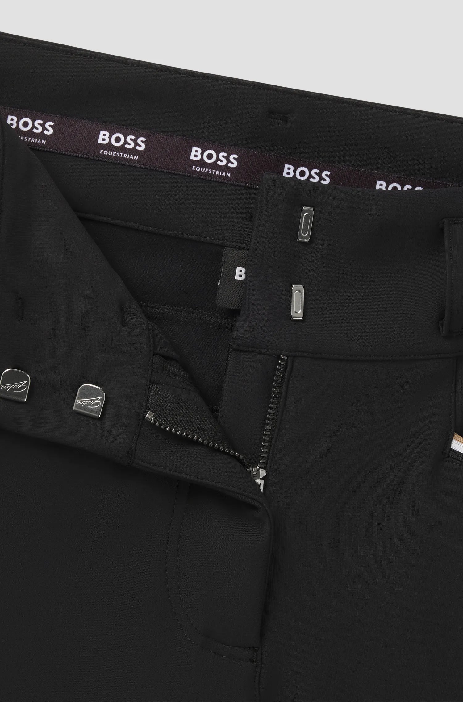 Hailey High Waist Full Grip Breeches Glitter Logo