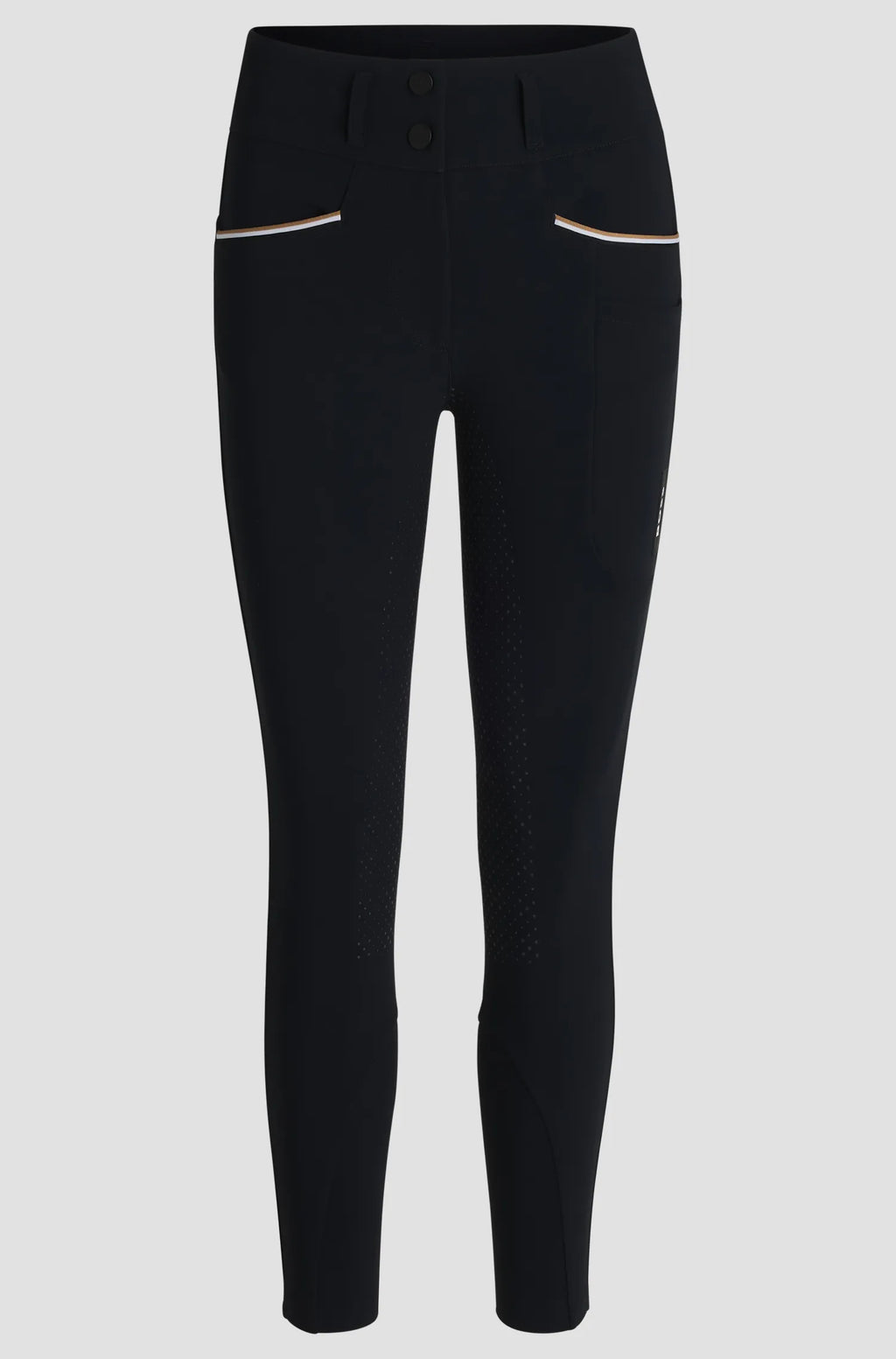 Hailey High Waist Full Grip Breeches Glitter Logo