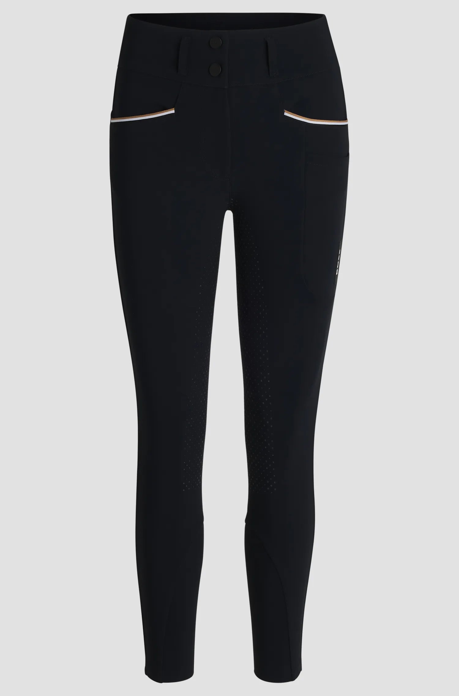Hailey High Waist Full Grip Breeches Glitter Logo