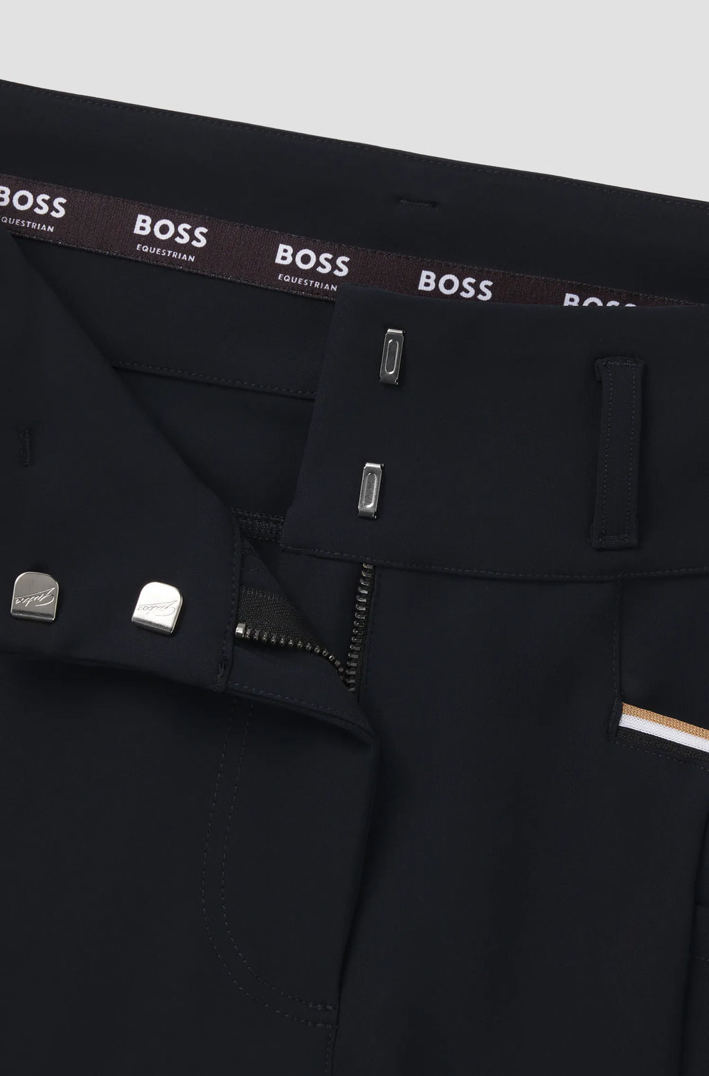 Hailey High Waist Full Grip Breeches Glitter Logo