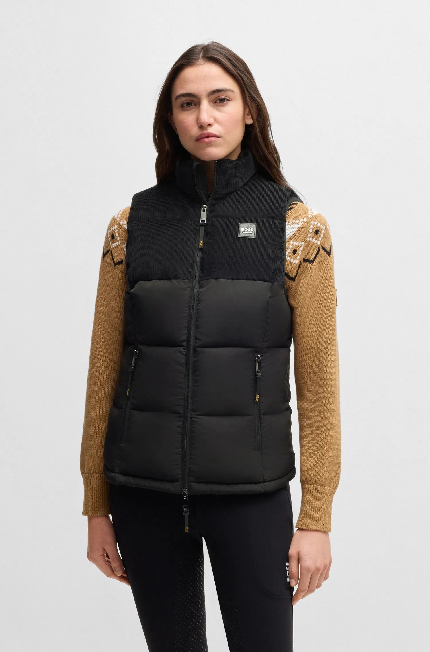 Viola Cord Puffer Vest