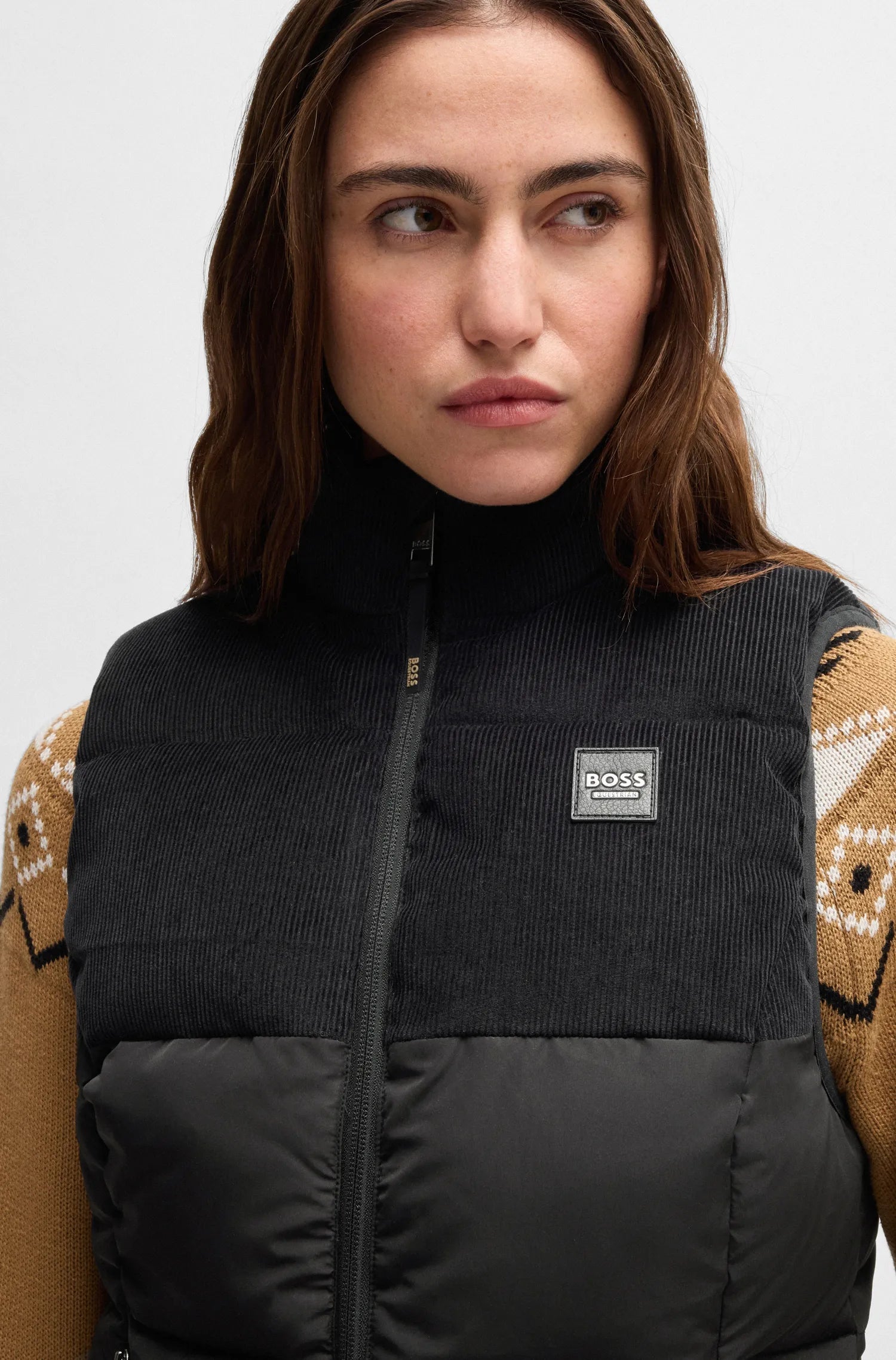 Viola Cord Puffer Vest