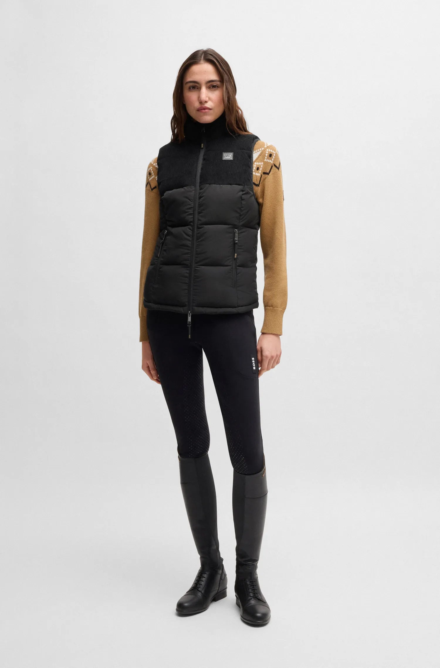 Viola Cord Puffer Vest