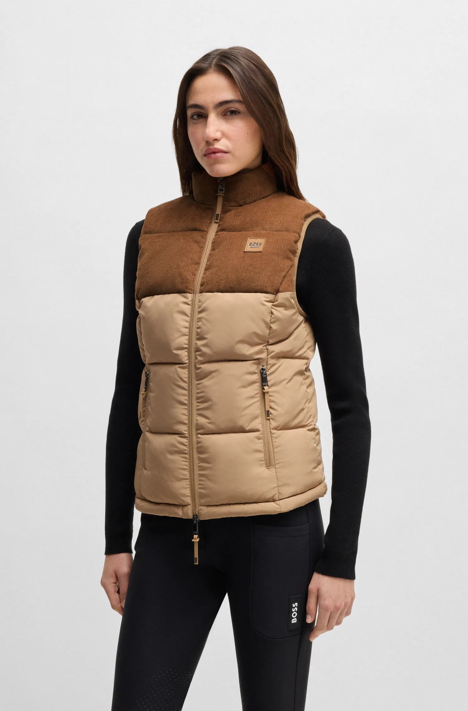 Viola Cord Puffer Vest