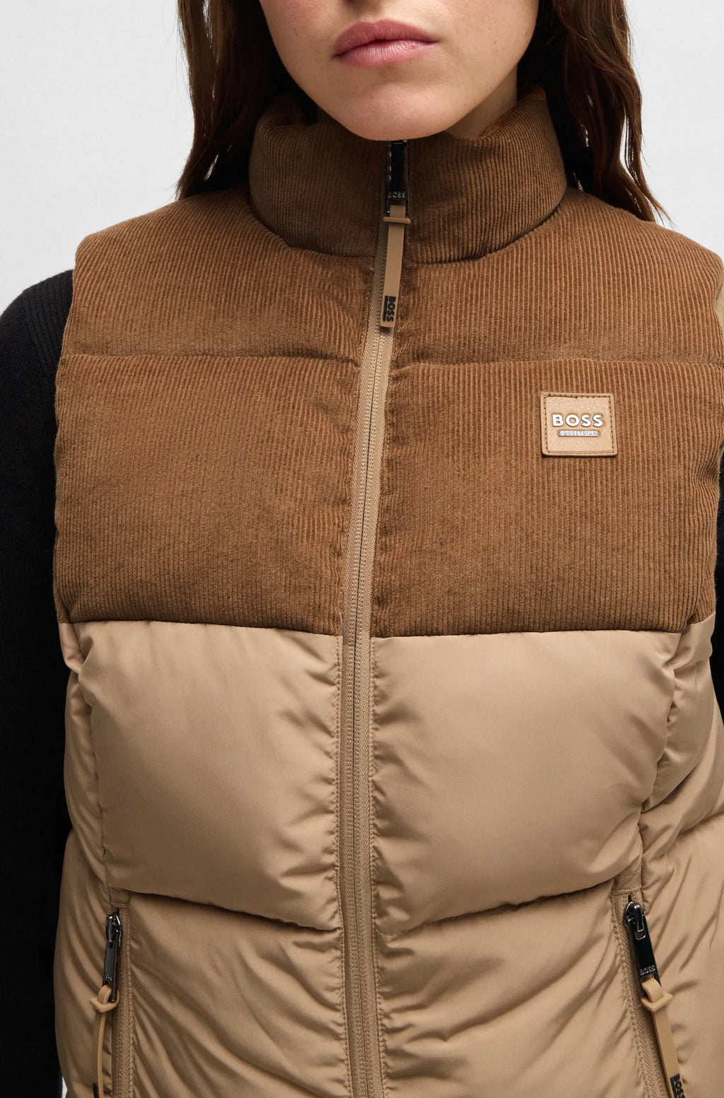 Viola Cord Puffer Vest