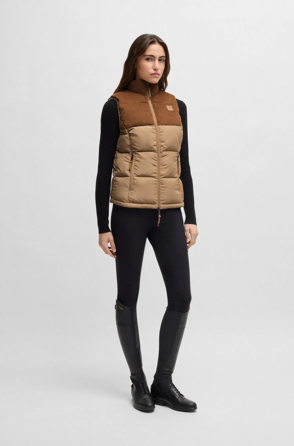 Viola Cord Puffer Vest