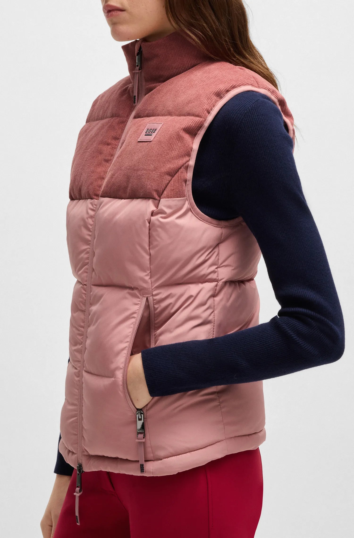 Viola Cord Puffer Vest