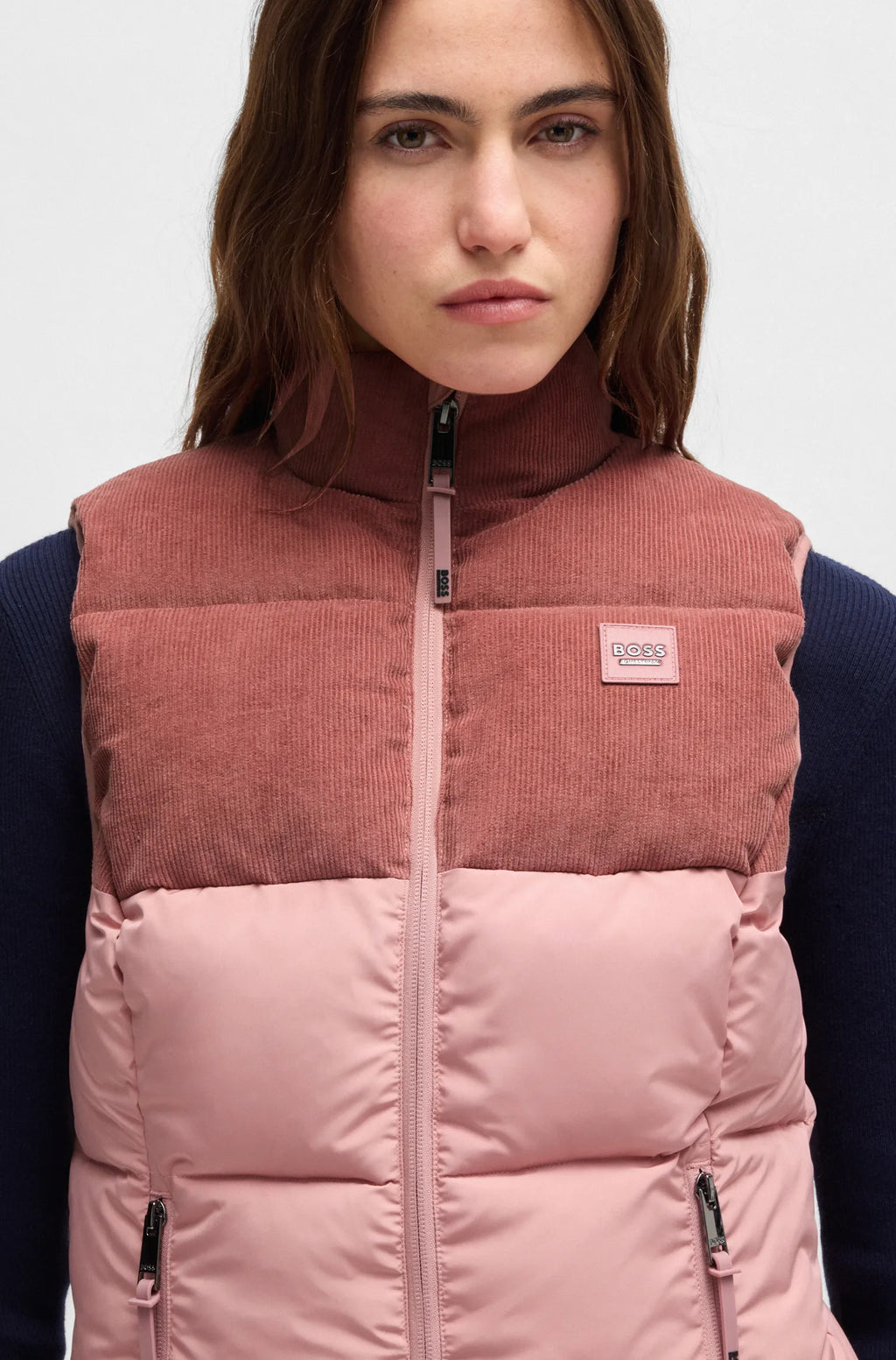Viola Cord Puffer Vest