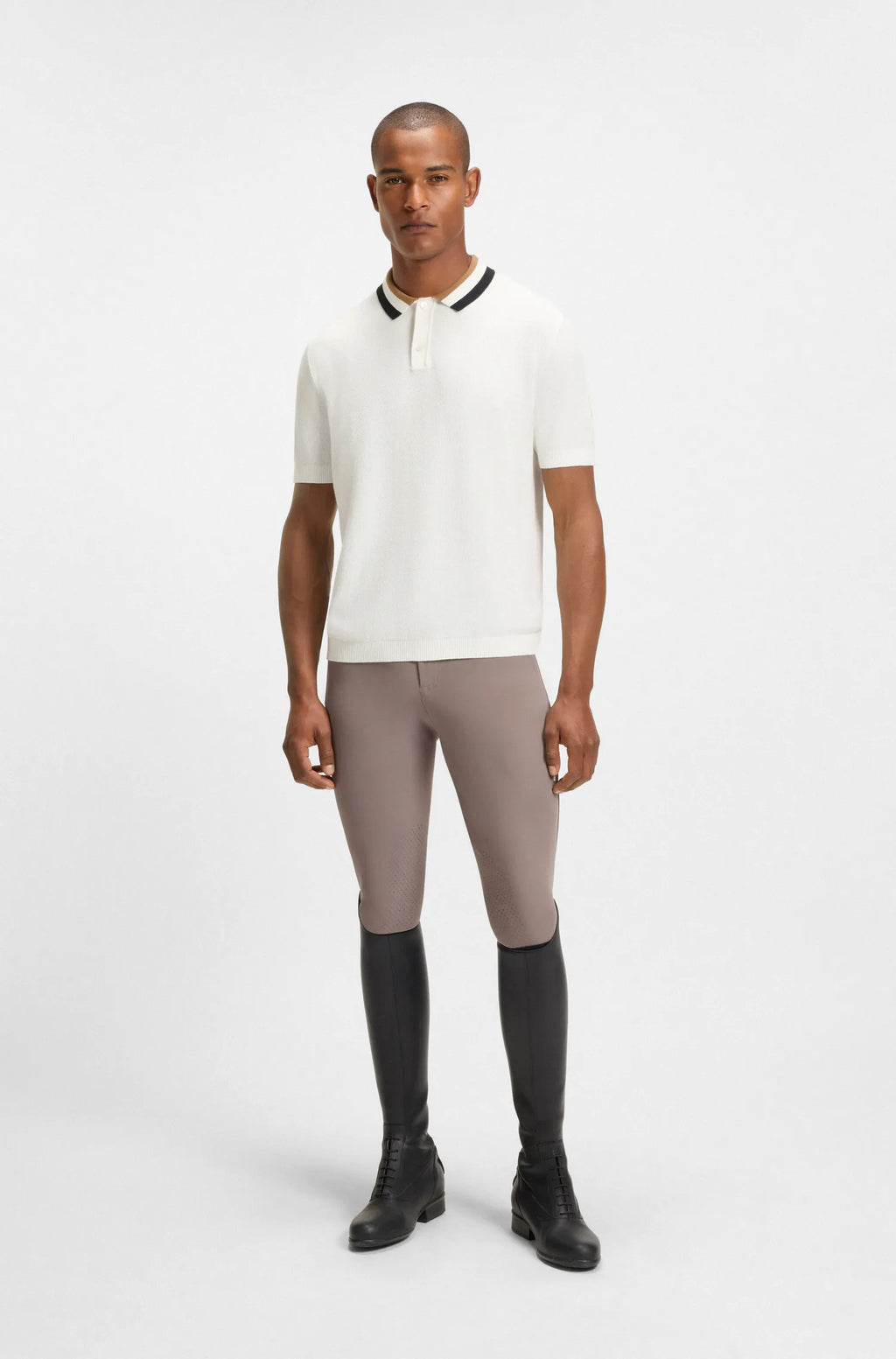 Joshua Kniwear Polo Rice