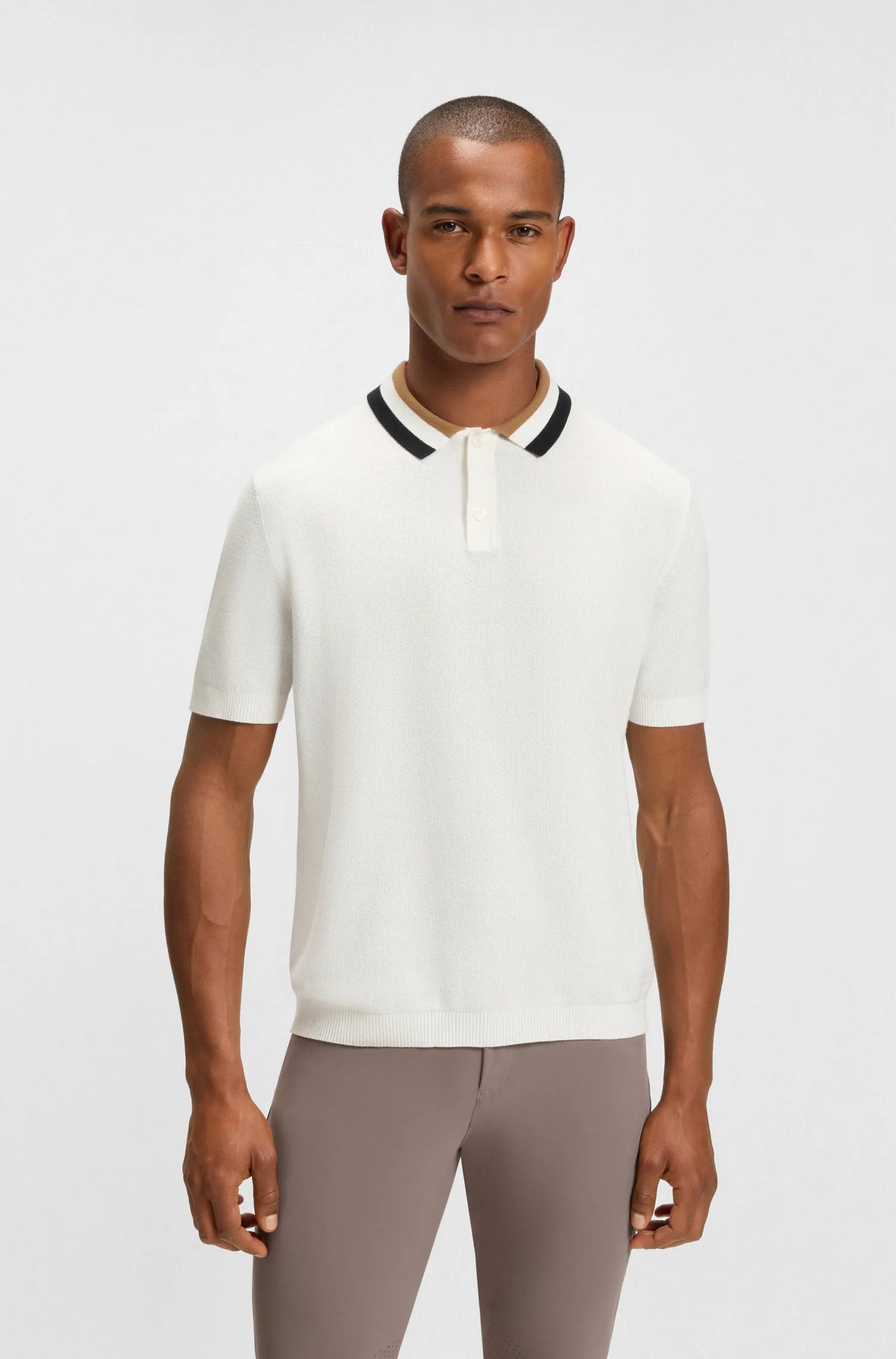 Joshua Kniwear Polo Rice