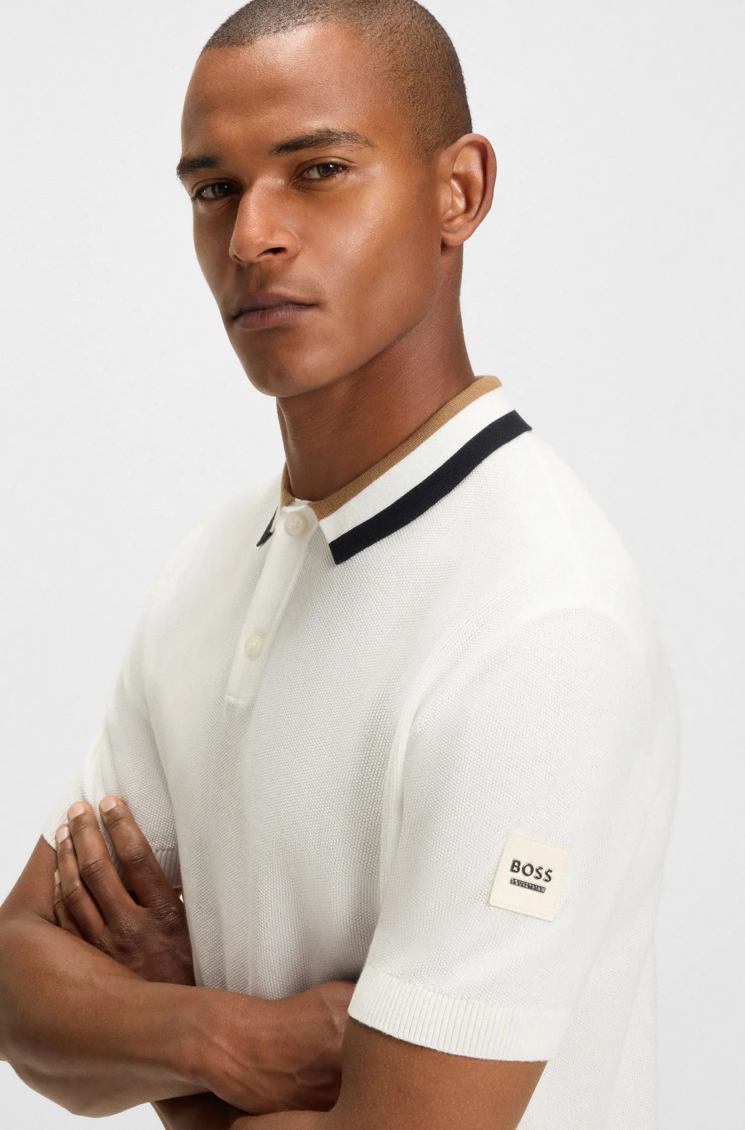 Joshua Kniwear Polo Rice
