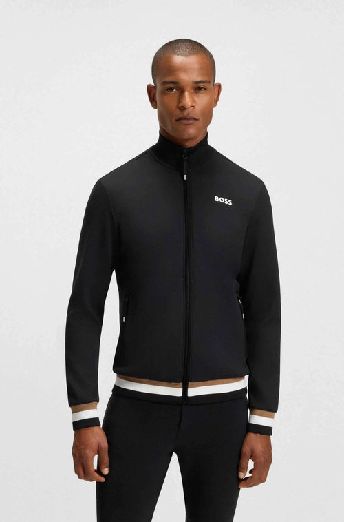 Black | Sammy Functional Cardigan, front