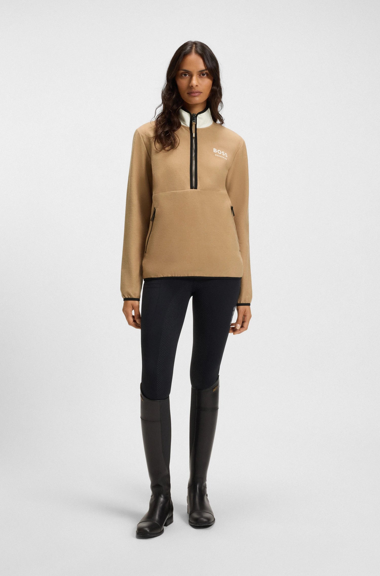 Fedora Half Zip Sweater