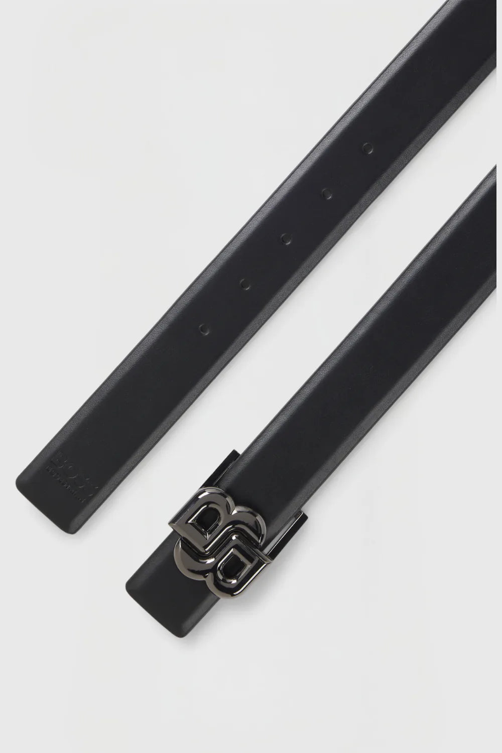 Black/Deep Purple | Rachel Reverse Belt Double B, view 2