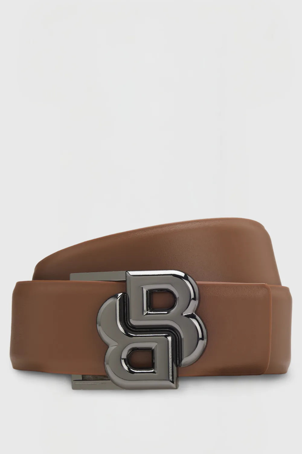 Tortoise/Tea Leaf | Rachel Reverse Belt Double B, front