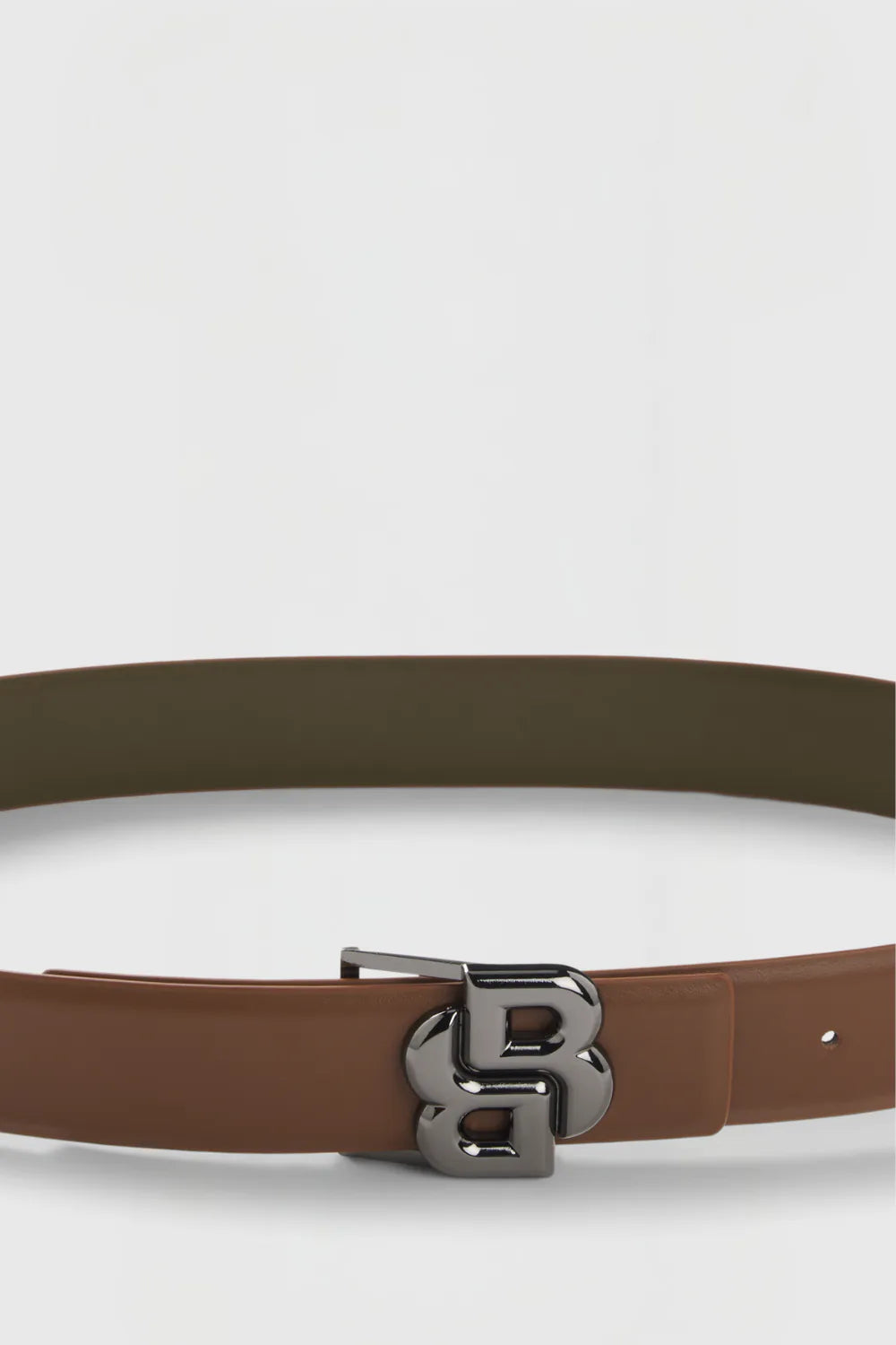 Tortoise/Tea Leaf | Rachel Reverse Belt Double B, view 2
